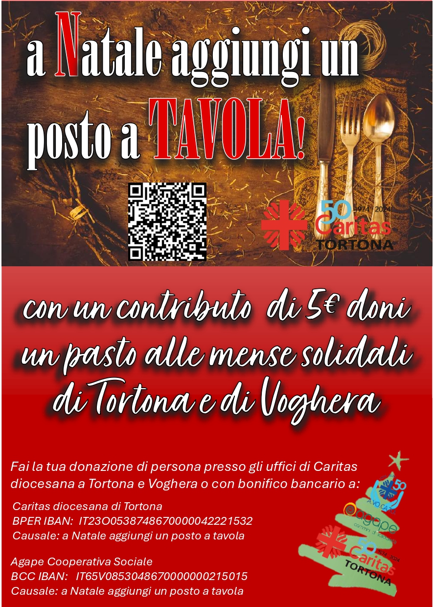 a Natale aggiungi un posto a tavola!